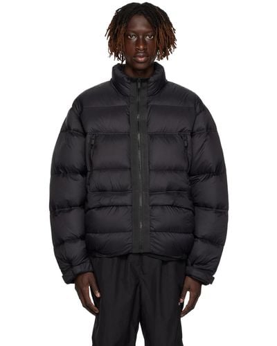 C2H4 Quilted Down Jacket - Black