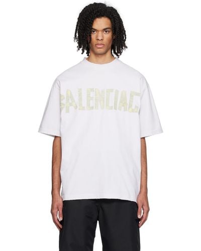 Balenciaga Off- Tape Type T-Shirt - White