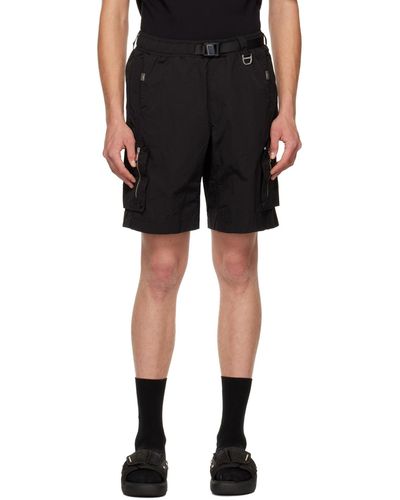 C2H4 Side Pockets Shorts - Black