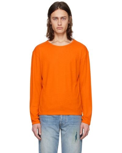 Second/Layer Dias Cortes 長袖tシャツ - オレンジ