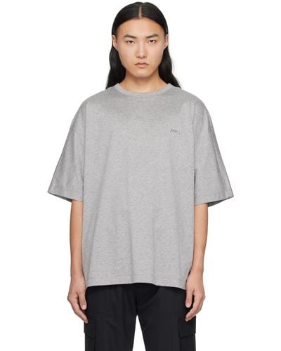 Juun.J Embroide T-shirt - Grey