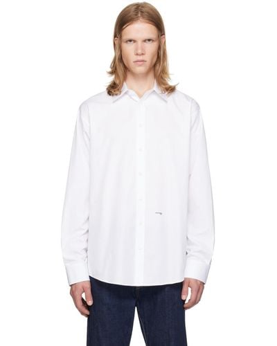 DSquared² Drop Shoulder Shirt - White