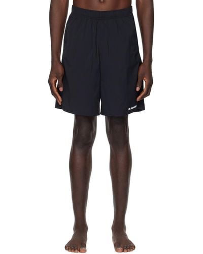 Jil Sander Printed Swim Shorts - Black