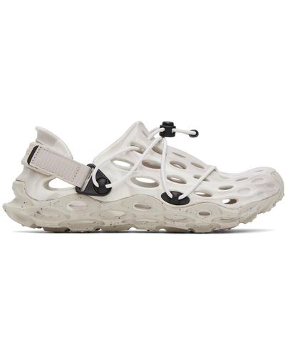 Merrell Off-white Hydro Moc At Cage Sandals - Black