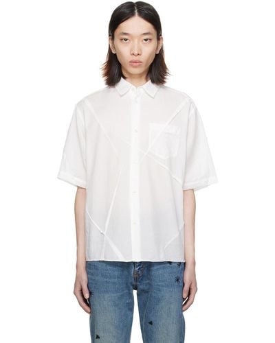 Undercover Pinched Seam Shirt - White
