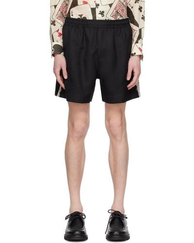 Bode Lacework Shorts - Black