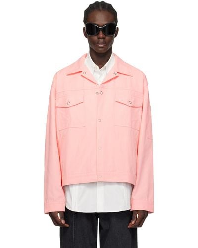 Acne Studios Pink Flap Pocket Jacket