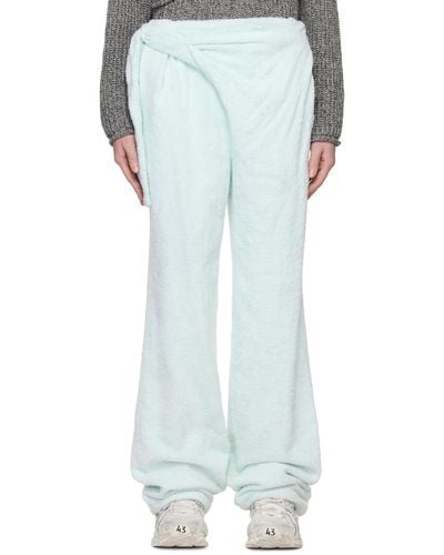 OTTOLINGER Pantalon bleu à assemblage portefeuille - Blanc