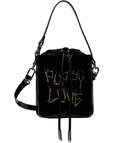 Vivienne Westwood Daisy Drawstring Bucket Bag - Black