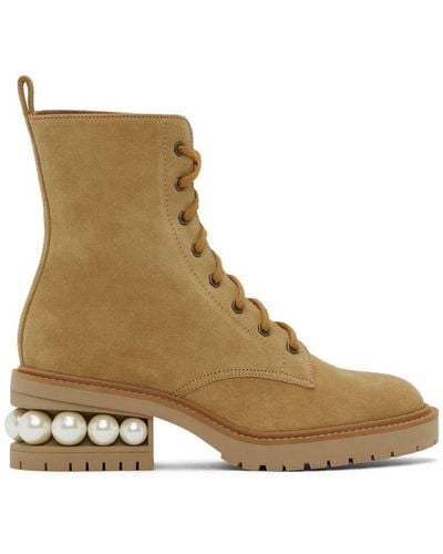 Nicholas kirkwood 2025 boots pearl