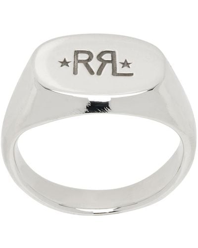 RRL Signet Ring - Metallic