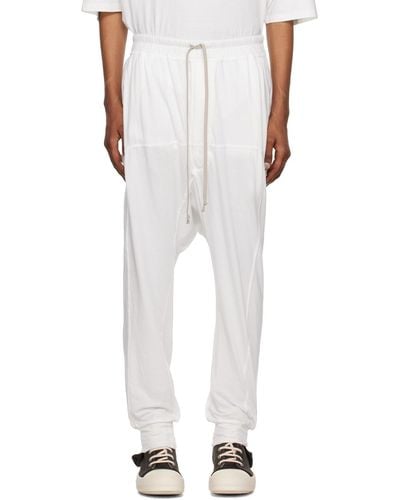 Rick Owens Off-white Drawstring Lounge Pants