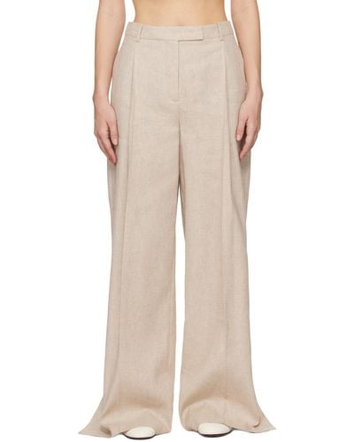 THE GARMENT Lino Trousers - Natural
