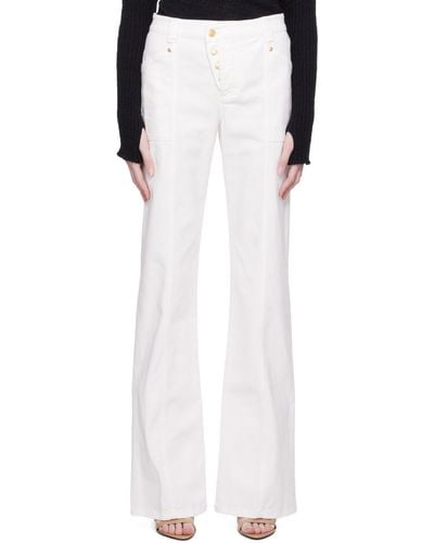 Tom Ford Jean ample blanc - Noir