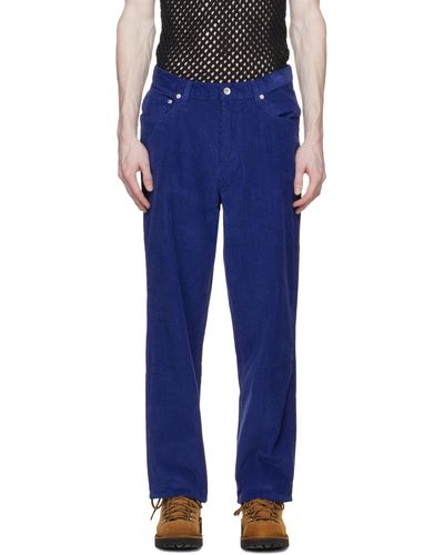 Adsum Pantalon bleu à cinq poches