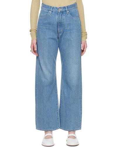 AURALEE Faded Jeans - Blue