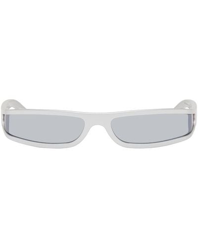 Rick Owens Silver Fog Sunglasses - Black