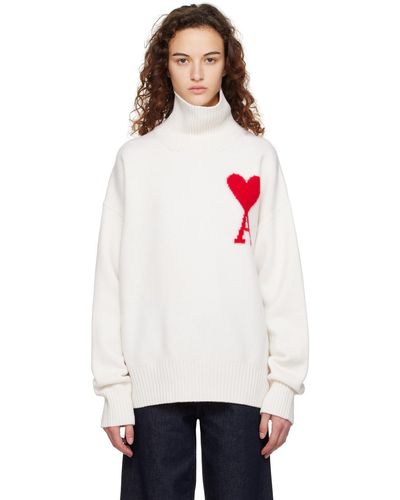 Ami Paris Ami de coeur sweater - Blanc