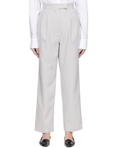 Frankie Shop Grey Bea Trousers - White