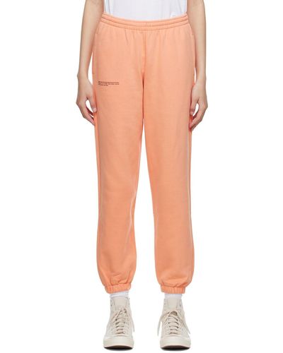 PANGAIA Pantalon de survêtement en coton bio - Orange