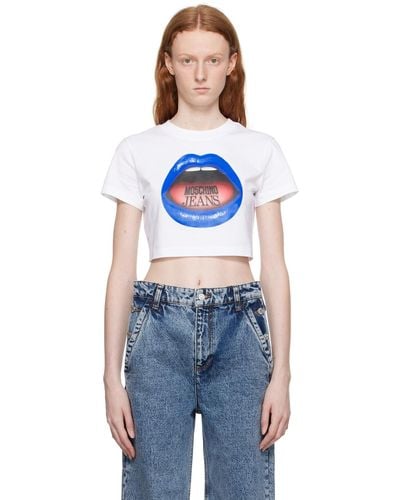 Moschino Jeans Graphic T-shirt - Blue