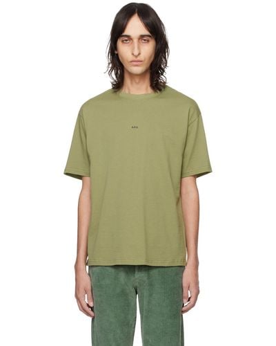 A.P.C. . Green Kyle T-shirt