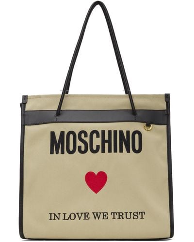 Moschino 刺繍 トートバッグ - マルチカラー