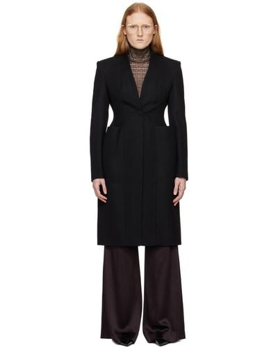 Givenchy Hourglass Coat - Black