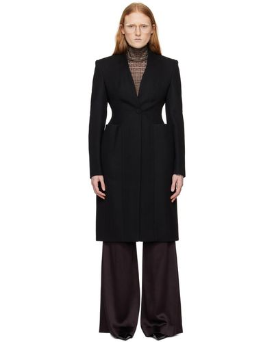 Givenchy Manteau cintré noir