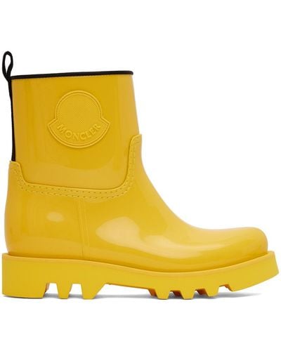 Moncler Ginette Boots - Yellow