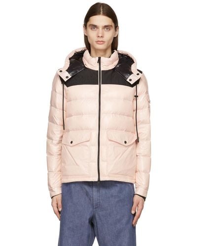 Moncler Pink Down Gombei Jacket - Multicolour
