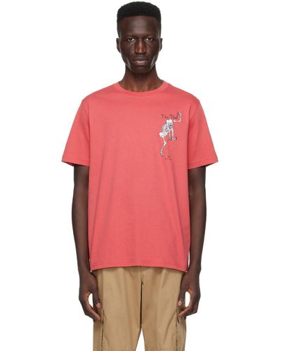 PS by Paul Smith Red 'the Fool' T-shirt