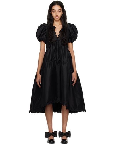 Kika Vargas Leana Midi Dress - Black
