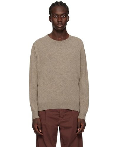Lemaire Beige Relaxed Jumper - Multicolour
