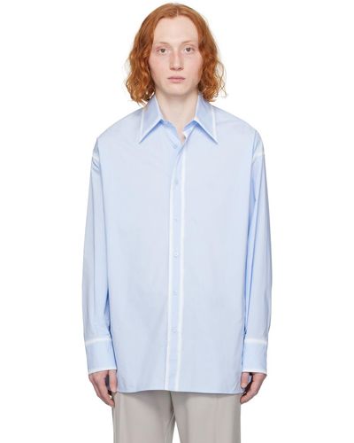 MM6 by Maison Martin Margiela Shirts > formal shirts - Bleu