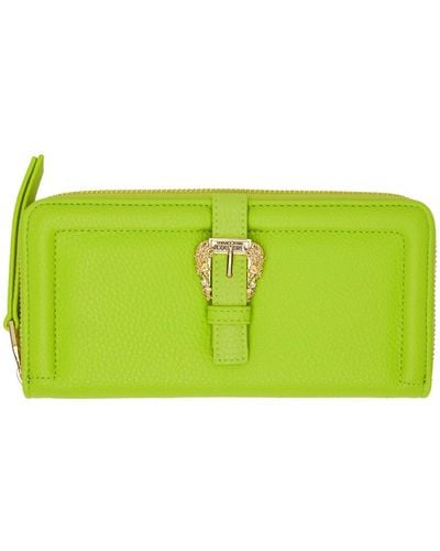 Versace Green Couture1 Continental Wallet