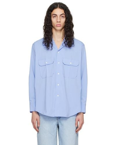 RECTO. Fold Shirt - Blue