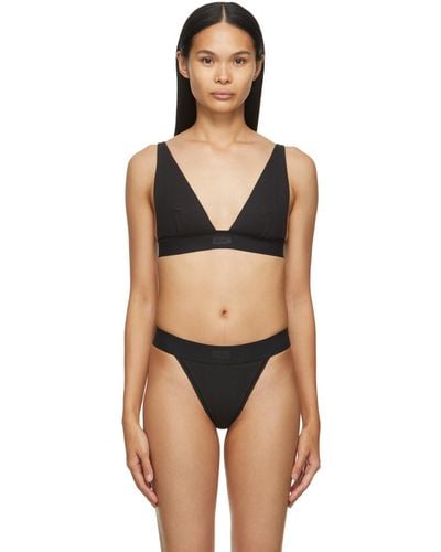 NWT-SKIMS by Kim K/ Cotton Plunge Bralette /Color Soot/Size 2X/BR-PLG-0847