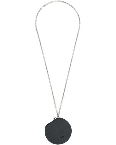 Maison Margiela Circle Pouch Necklace - Black