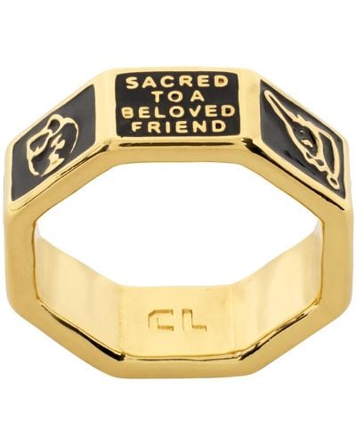 Chopova Lowena Gold Beloved Friendship Ring - Metallic