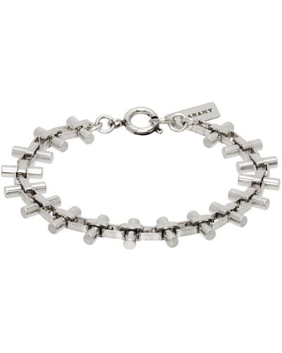 Isabel Marant Silver Nice Day Bracelet - Black