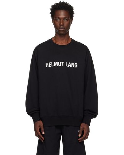Helmut Lang Core クルーネック スウェットシャツ - ブラック