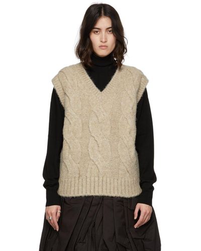 Knit Vests for Women - Up to 85% off | Lyst