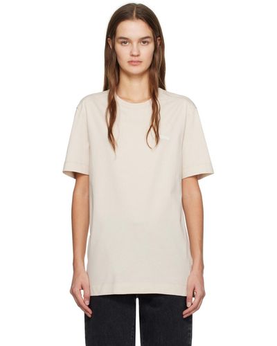 Zegna Embroidered T-shirt - Natural