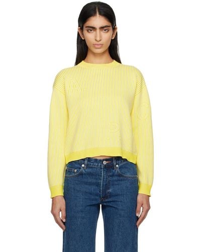 A.P.C. . Yellow Daisy Sweater - Orange