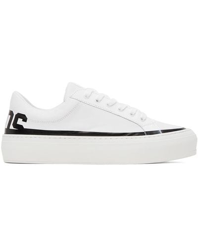 Gcds White Logo Sneakers - Black