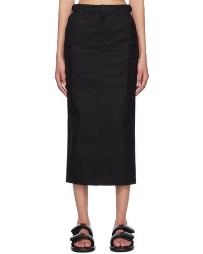 Wardrobe NYC Cargo Midi Skirt - Black