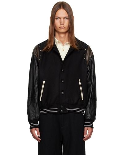 ANDERSSON BELL Luster Leather Jacket - Black