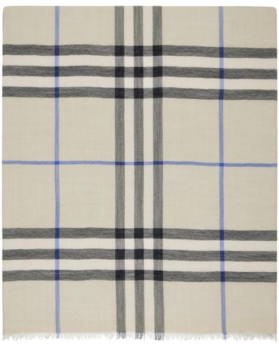 Burberry Check Wool Scarf - Multicolour