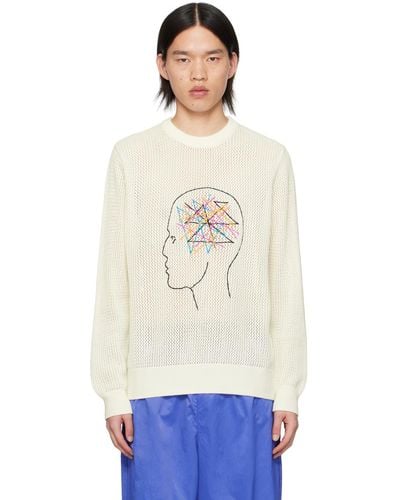 Kidsuper Thoughts In My Head Sweater - White